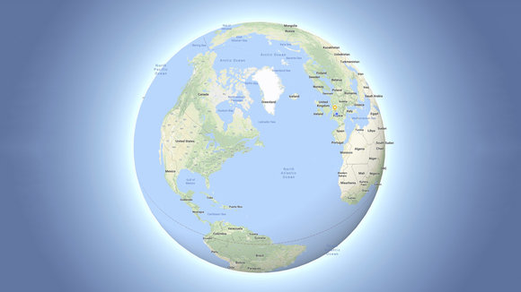 google maps now zooms out to a 3d globe view of the earth