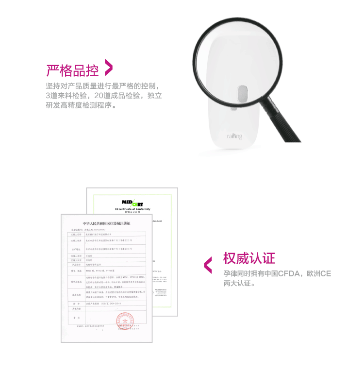 孕律 智能备孕基础体温计