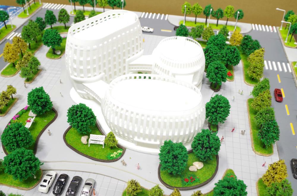 试管建筑等创意建筑微模型