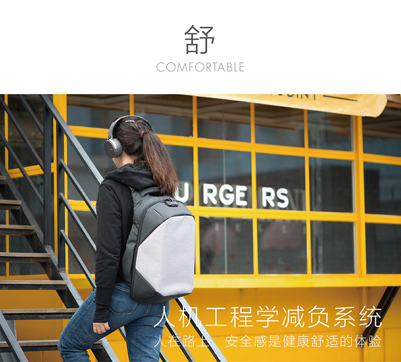 clickpack立体防盗背包