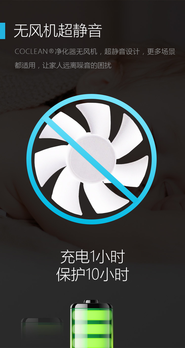 COCLEAN随身空气净化器独立版