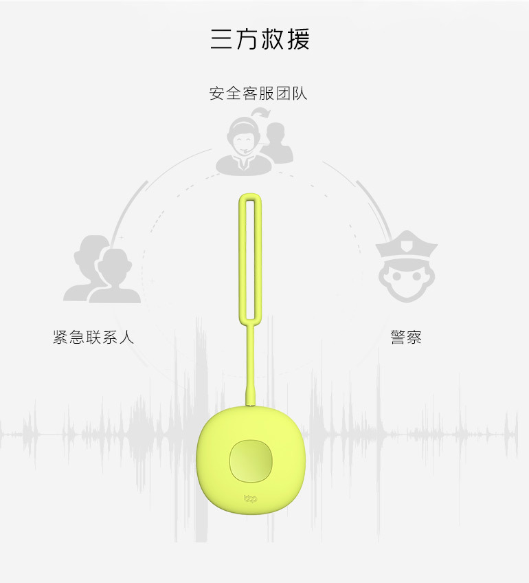 帮帮派智能防身报警器