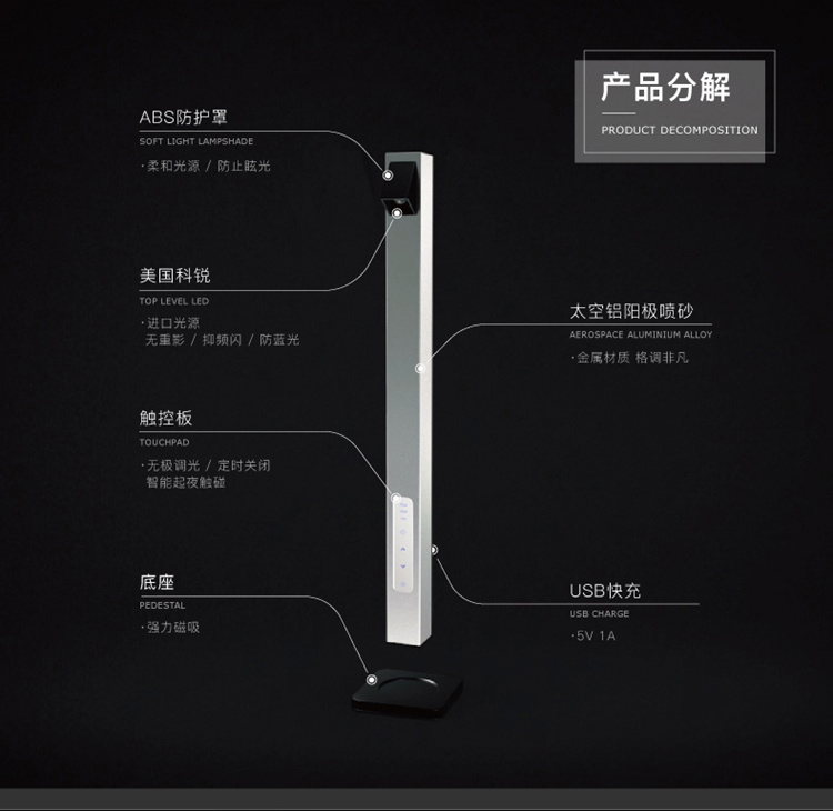 Crasis柯莱仕R8护眼灯