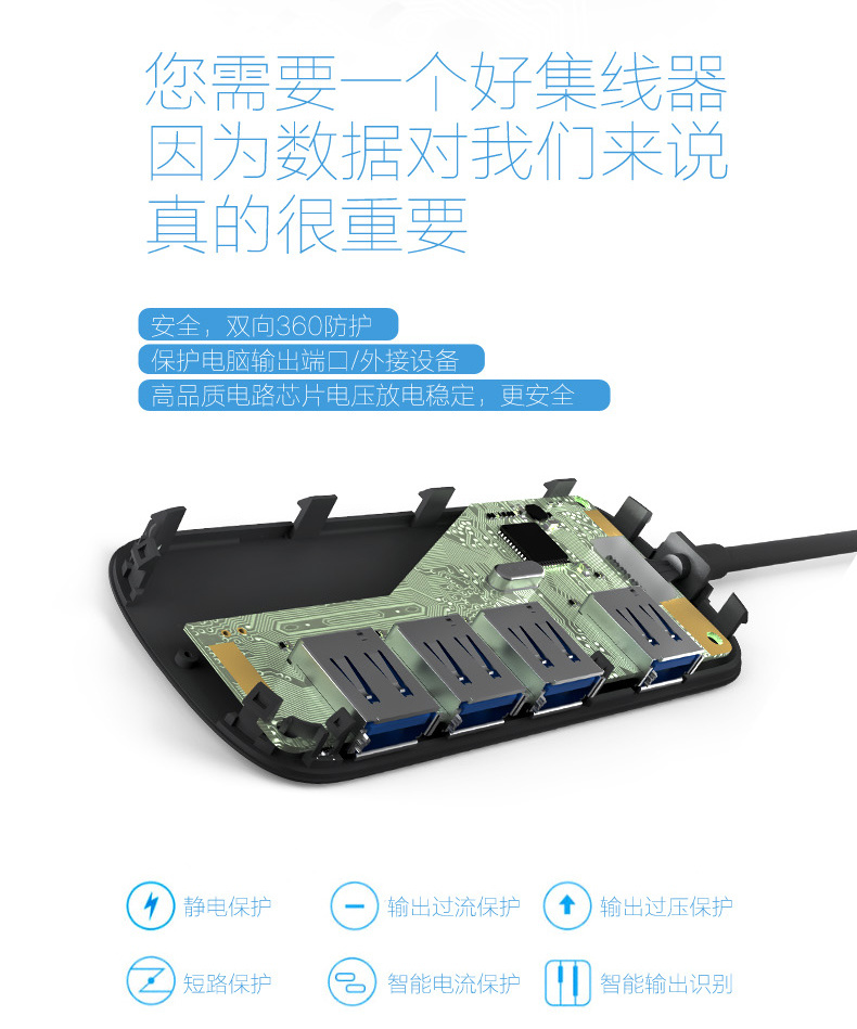 互途（HooToo） usb分线器