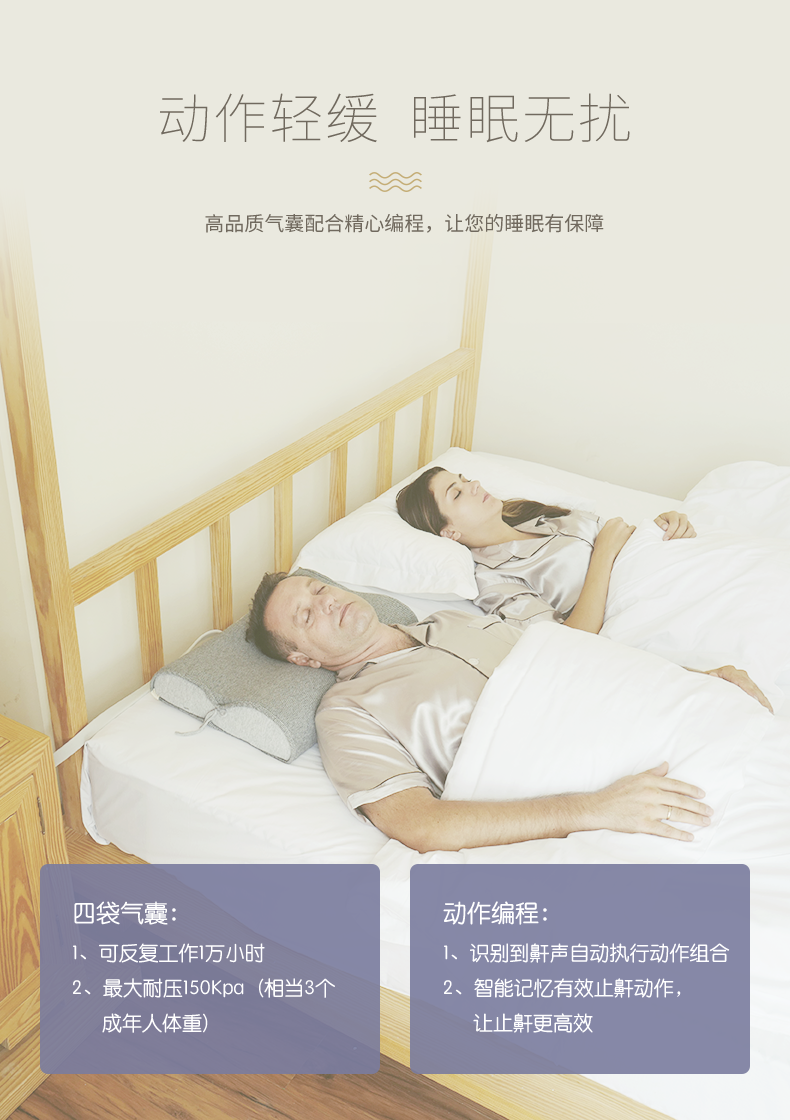 兔顽全新止鼾智枕