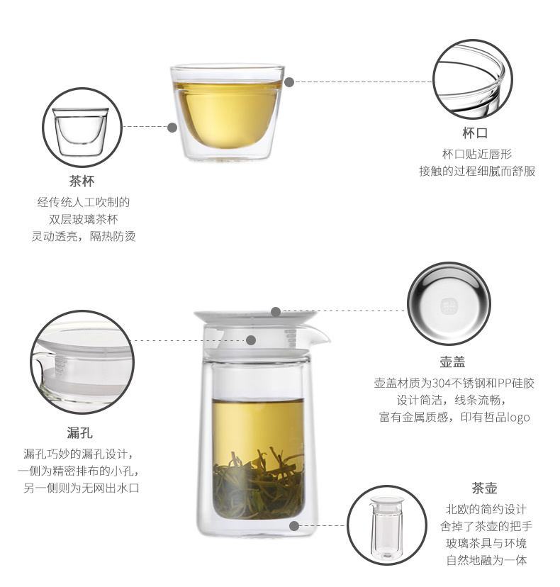 九色鹿月影随身装茶具套装