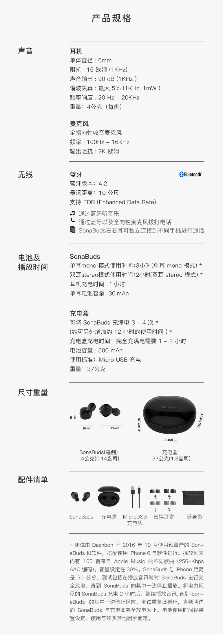 SonaBuds全无线立体声蓝牙耳机