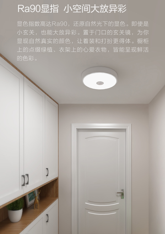 Yeelight皓石感应LED吸顶灯mini