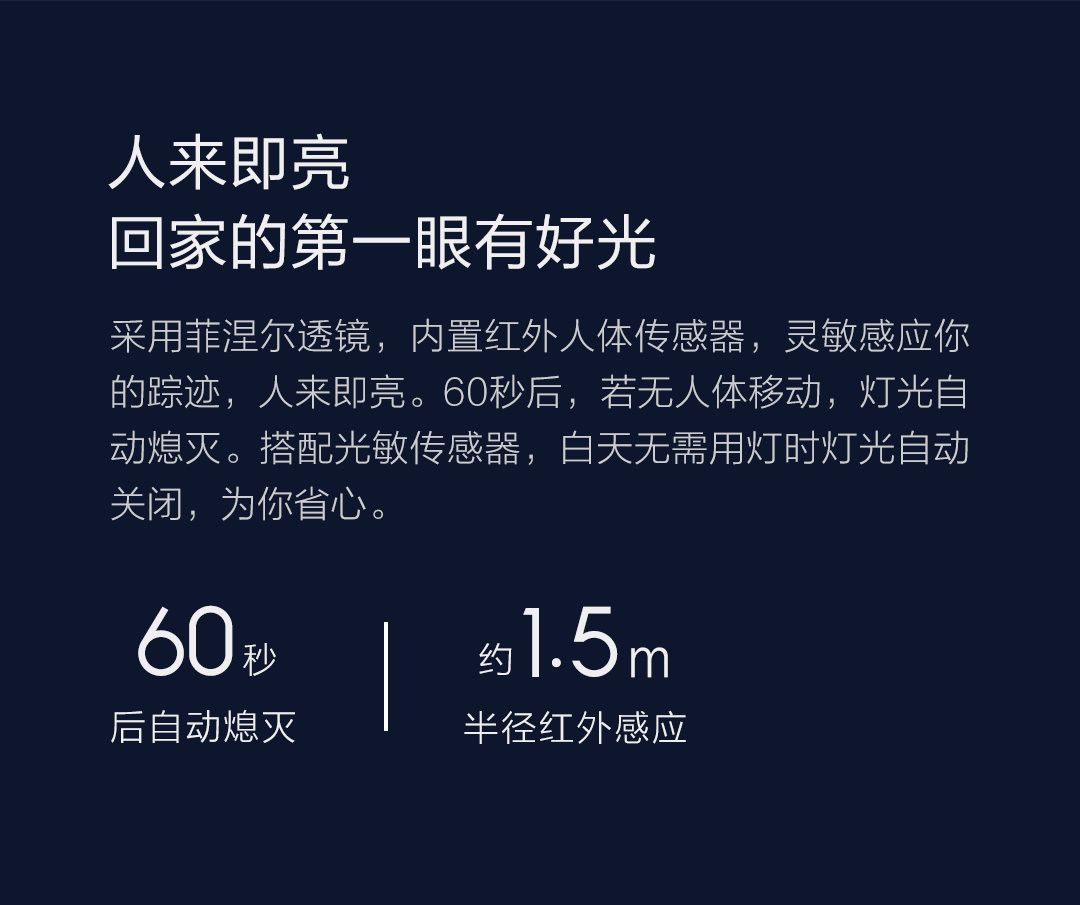 Yeelight皓石感应LED吸顶灯mini
