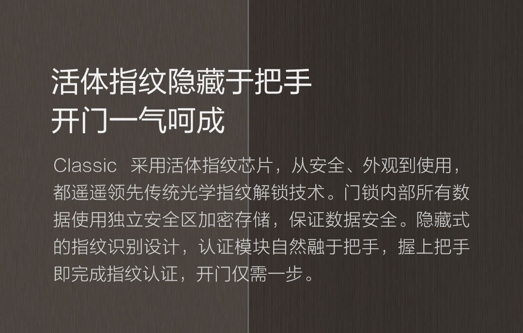 鹿客智能指纹锁Classic