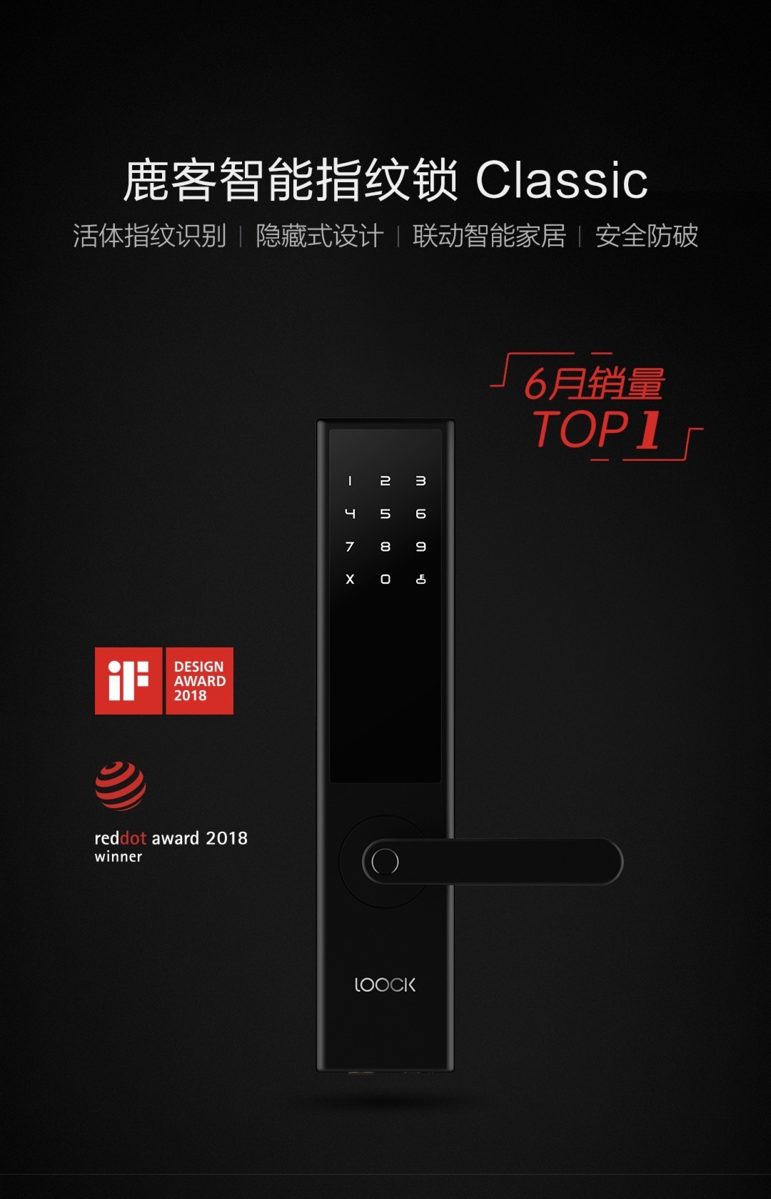 鹿客智能指纹锁Classic