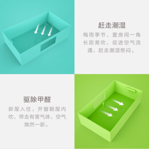 乐秀立式大风量空气循环扇
