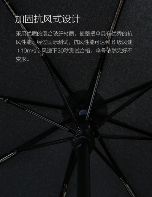 品罗自动伞黑色