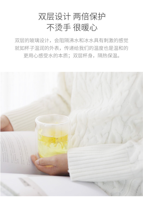 17PIN玻璃双层杯 