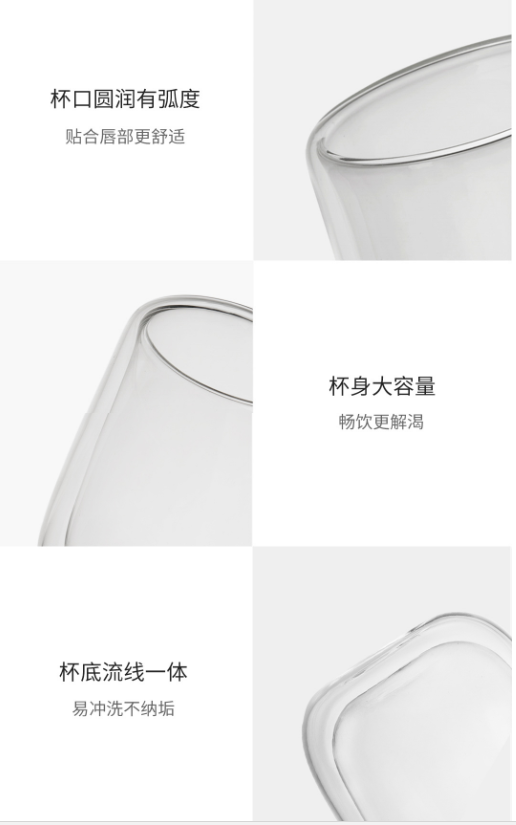 17PIN玻璃双层杯 