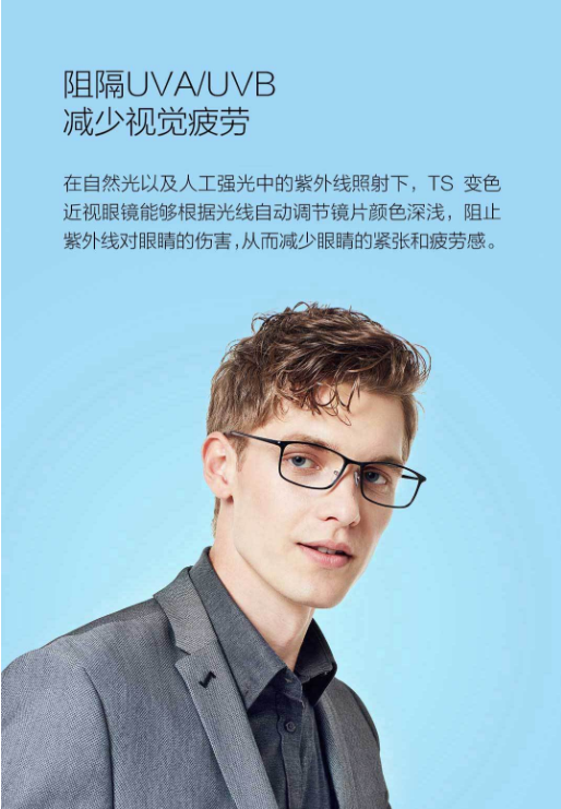 TS变色近视护目眼镜