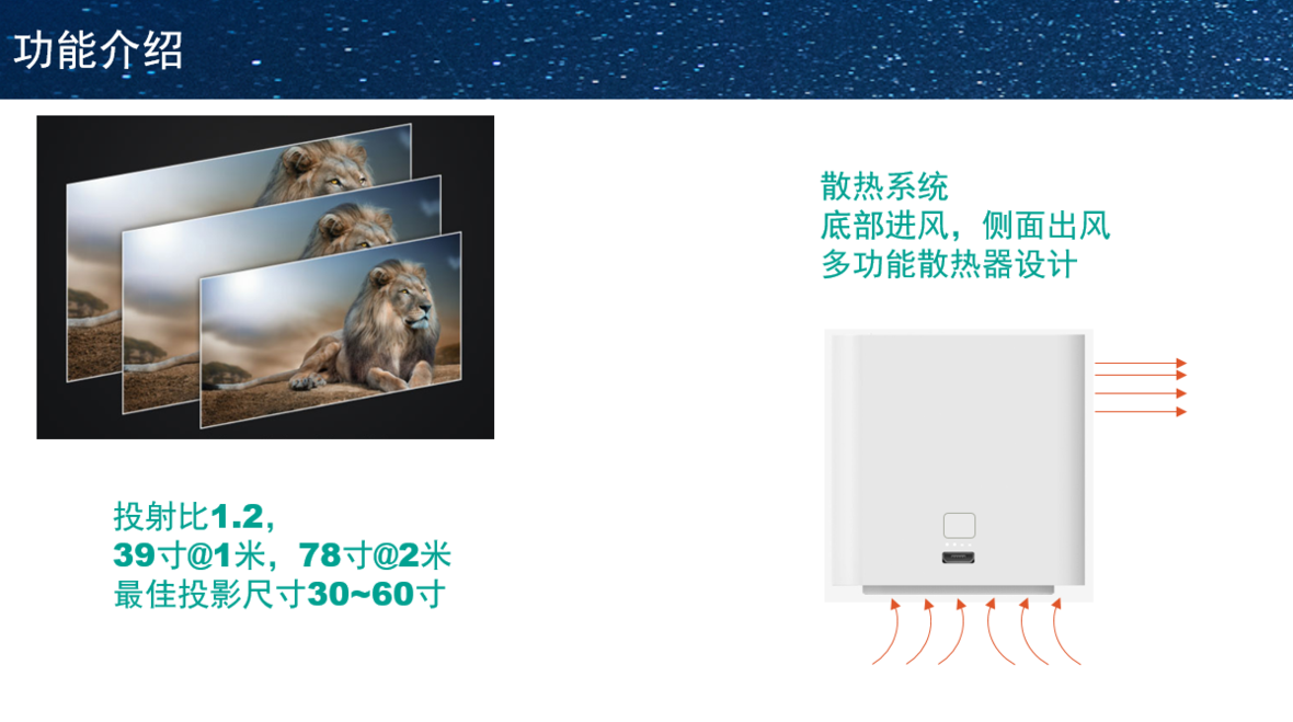 K1手机投屏微投影