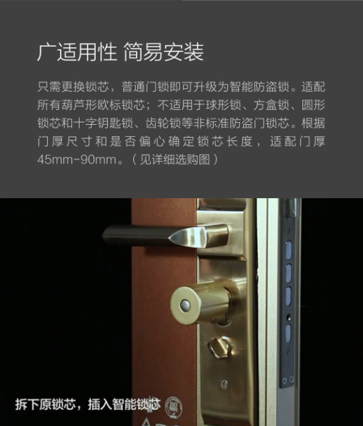 唯码机电一体智能锁芯