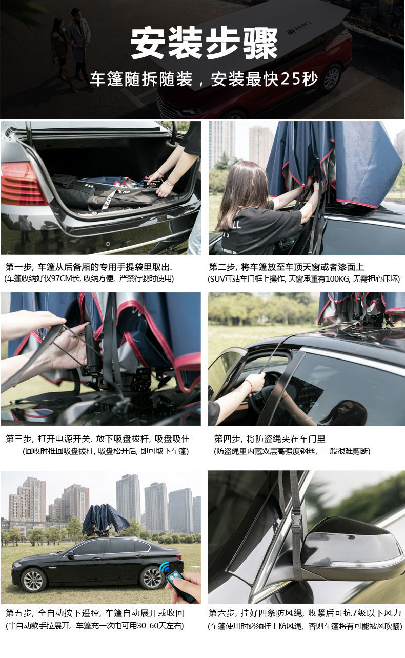 智能移动车篷