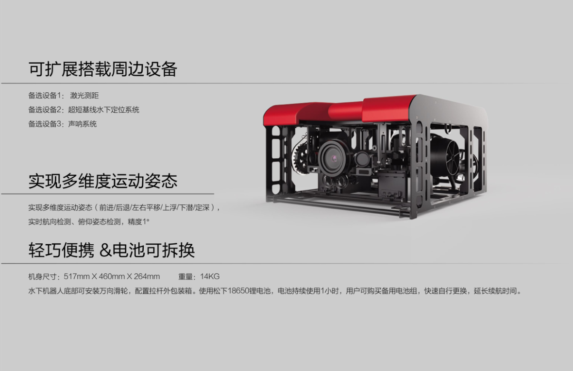 FIFISH P6轻工业级水下机器人