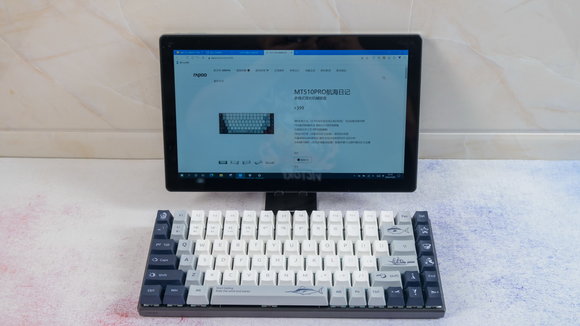紧凑布局更便携，快银轴手感好，雷柏MT510 Pro多模机械键盘体验